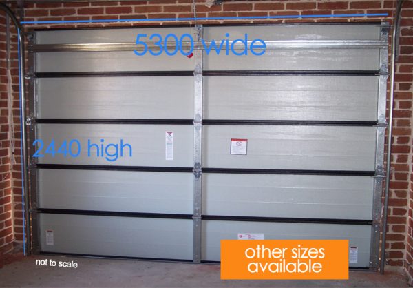 Double Sectional Garage Door. Panel Garage Door. Australian Made Garage Doors. Sydney - Image 4
