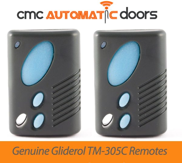 2 x Genuine Gliderol Remotes. TM-305C Remote Controls. Gliderol Handsets