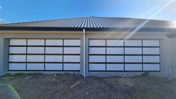 2160h x 4870w - Solid Sheet 4.5mm Acrylic Garage Doors. Modern Style Panel Sectional Doors - Image 3