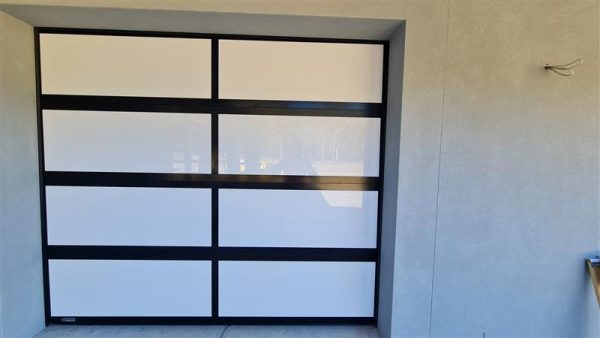 2160h x 4870w - Solid Sheet 4.5mm Acrylic Garage Doors. Modern Style Panel Sectional Doors - Image 2