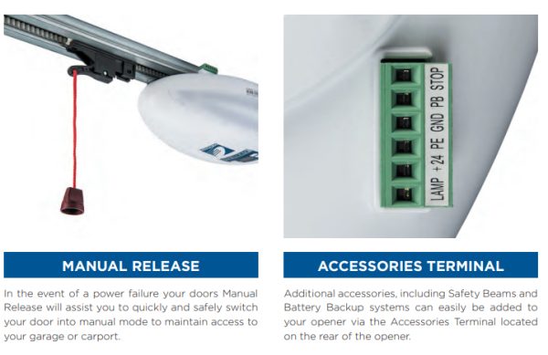 Garage Doors Motors. Single Sectional Door Opener. Gliderol Genesis - Image 3