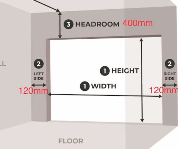 2100h x 3100w <br> CUSTOM SIZE Single Garage Roller Door. Colorbond Garage Doors. Supply Only. Sydney - Image 11